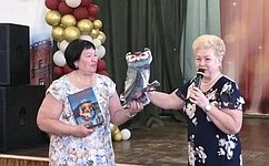 О. Бас приняла участие в торжественном мероприятии в ЛНР