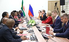 Valentina Matvienko meets with Vice President of South Africa Paul Mashatile