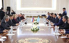 Председатель Совета Федерации и Председатель Сената Парламента Казахстана провели встречу «на полях» осенней сессии МПА СНГ