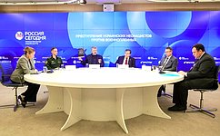 В пресс-центре медиагруппы «Россия сегодня» состоялась пресс-конференция Владимира Джабарова посвященная преступлениям киевского режима против военнопленных