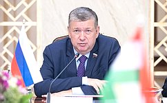 Состоялось заседание Комиссии по сотрудничеству Совета Федерации и Маджлиси милли Маджлиси Оли Республики Таджикистан