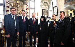 А. Савин поздравил игумению Николаю с 75-летием
