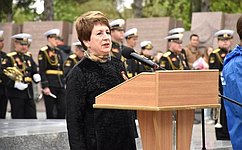 Е. Алтабаева приняла участие в историко-патриотическом фестивале «Знамёна Славы»