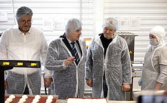 К. Косачев и С. Мартынов посетили кондитерское производство Сернурского сырзавода в Республике Марий Эл