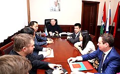 В. Лаптев встретился с делегацией Китайской Народной Республики