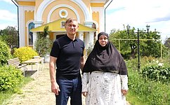 А. Брыксин помог храму в подключении к системе отопления