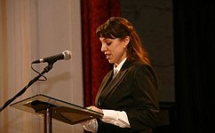 Ю. Вепринцева приветствовала участников и гостей на выставке — ярмарке «Тула Православная»