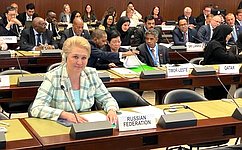 Lilia Gumerova: Russia’s experience in creating favourable conditions for the active involvement of women and young people in parliamentary work and interparliamentary dialogue can prove useful for other states