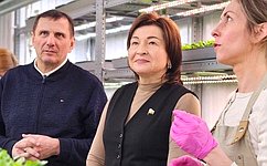 В рамках рабочей поездки сенатор РФ Л. Круглова совместно с главой Кольского округа А. Лихолатом провела встречу с представителями малого и среднего бизнеса