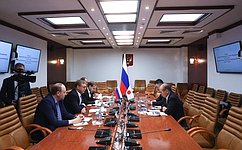 Konstantin Kosachev meets with Muneo Suzuki