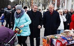 А. Коровников принял участие в праздничных гуляньях «Масленица»