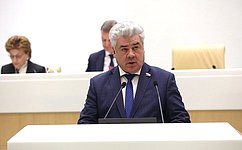 В. Бондарев представил отчет Комитета Совета Федерации по обороне и безопасности о работе за 2022 год