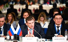 Nikolai Zhuravlev addresses the plenary session of the Eurasian Group on Combating Money Laundering and Financing of Terrorism