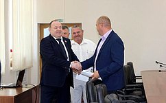 В. Лаптев принял участие в заседании сессии Совета депутатов Куйбышевского района Новосибирской области