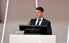 О. Голов выступил на пленарной сессии Международного форума выставка «Уралстройиндустрия» в Республике Башкортостан