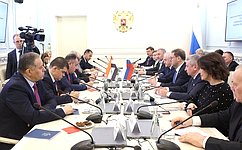 Konstantin Kosachev meets with People’s Assembly delegation of the Syrian Arab Republic
