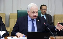 А. Денисов: Сенаторы работают над поправками в законодательство, связанное с защитой духовных ценностей