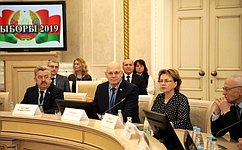 Сенаторы приняли участие в наблюдении за проведением выборов в Палату представителей Национального собрания Беларуси