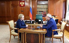 В. Матвиенко: Каждая постановка Б. Эйфмана – культурное событие