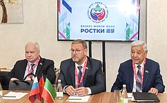 Konstantin Kosachev speaks at the first international forum, ROSTKI: Russia-China Mutually Beneficial Cooperation