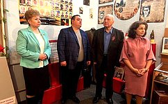 О. Бас приняла участие в открытии школьного историко-краеведческого музея в ЛНР