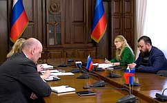 Д. Лантратова обсудила создание регионального отделения фонда «Защитники Отечества» в ЛНР