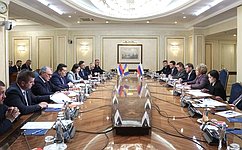 В. Матвиенко провела встречу с Председателем Народной скупщины Республики Сербской Н. Стевандичем