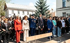 Л. Скаковская приняла участие в торжественных мероприятиях, приуроченных к 81-летию Великой Победы