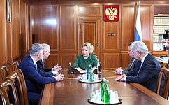 Председатель Совета Федерации обсудила с руководством Кировской области социально-экономическое развитие региона