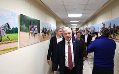 А. Артамонов открыл фотовыставку, посвященную 250-летию орловской породы лошадей