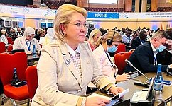 Lilia Gumerova takes part in the Forum of Women Parliamentarians, held as part of 145th IPU Assembly