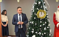 В преддверии Нового года А. Гибатдинов поздравил воспитанников ульяновских интернатов с наступающими праздниками