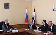 Н. Петрушкин провел прием граждан в Ковылкинском муниципальном районе Мордовии