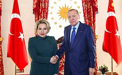 Federation Council Speaker meets with President of the Republic of Türkiye