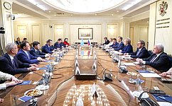 Состоялась встреча Председателя Совета Федерации с Председателем Сената Парламента Республики Казахстан