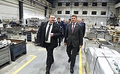 Сенаторы посетили Щербинский лифтостроительный завод