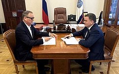 С. Перминов представил губернатору Ленинградской области сенаторский отчет за год