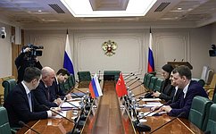 Г. Карасин провел встречу с Послом Турецкой Республики в Российской Федерации Т. Бильгичем