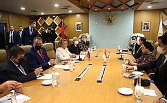 Председатель Совета Федерации встретилась с Председателем Совета народных представителей Республики Индонезии