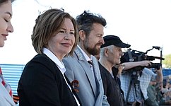 М. Сидухина приняла участие во встрече «Паровоза Победы» в Самаре