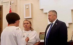 Д. Гусев принял участие в открытии поисково-мемориальной выставки «Не вернувшимся из полета»