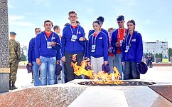 Участники проекта «Поезд Памяти» посетили историко-культурный комплекс «Буйничское поле» в Могилевской области