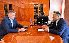 И. Мурог обсудил с управляющим Рязанским отделением Банка России меры борьбы с кибермошенничеством