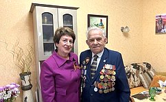 Е. Алтабаева встретилась в преддверии Дня Великой Победы с ветеранами Великой Отечественной войны