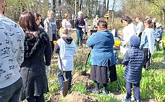 В Ботаническом саду Тверского государственного университета состоялась акция «Сад памяти»