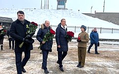 Д. Василенко принял участие в акции «На рубеже бессмертия», посвященной 83-й годовщине прорыва блокады Ленинграда