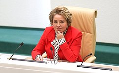 В. Матвиенко приветствовала участниц международного потока программы «Женщина-лидер»