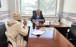 В. Наговицын в Улан-Удэ провел прием граждан