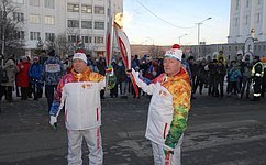 В. Кулаков: Эстафета олимпийского огня стала настоящим праздником для жителей Магаданской области