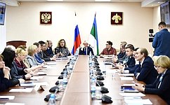 О. Епифанова и Е. Шумилова провели в Республике Коми круглый стол по вопросам молодежной политики